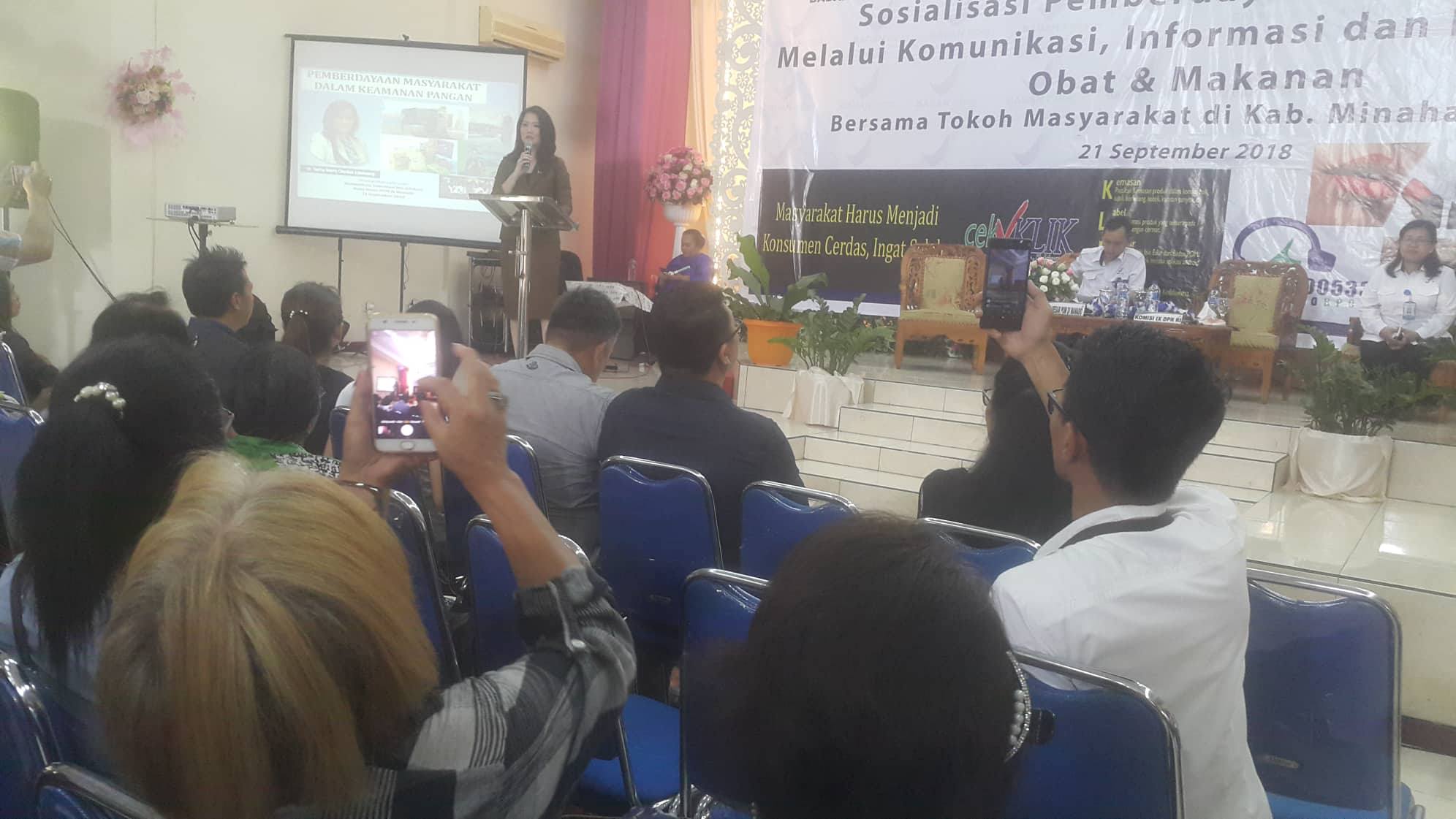 BBPOM Gelar KIE Obat dan Makanan di Amurang 