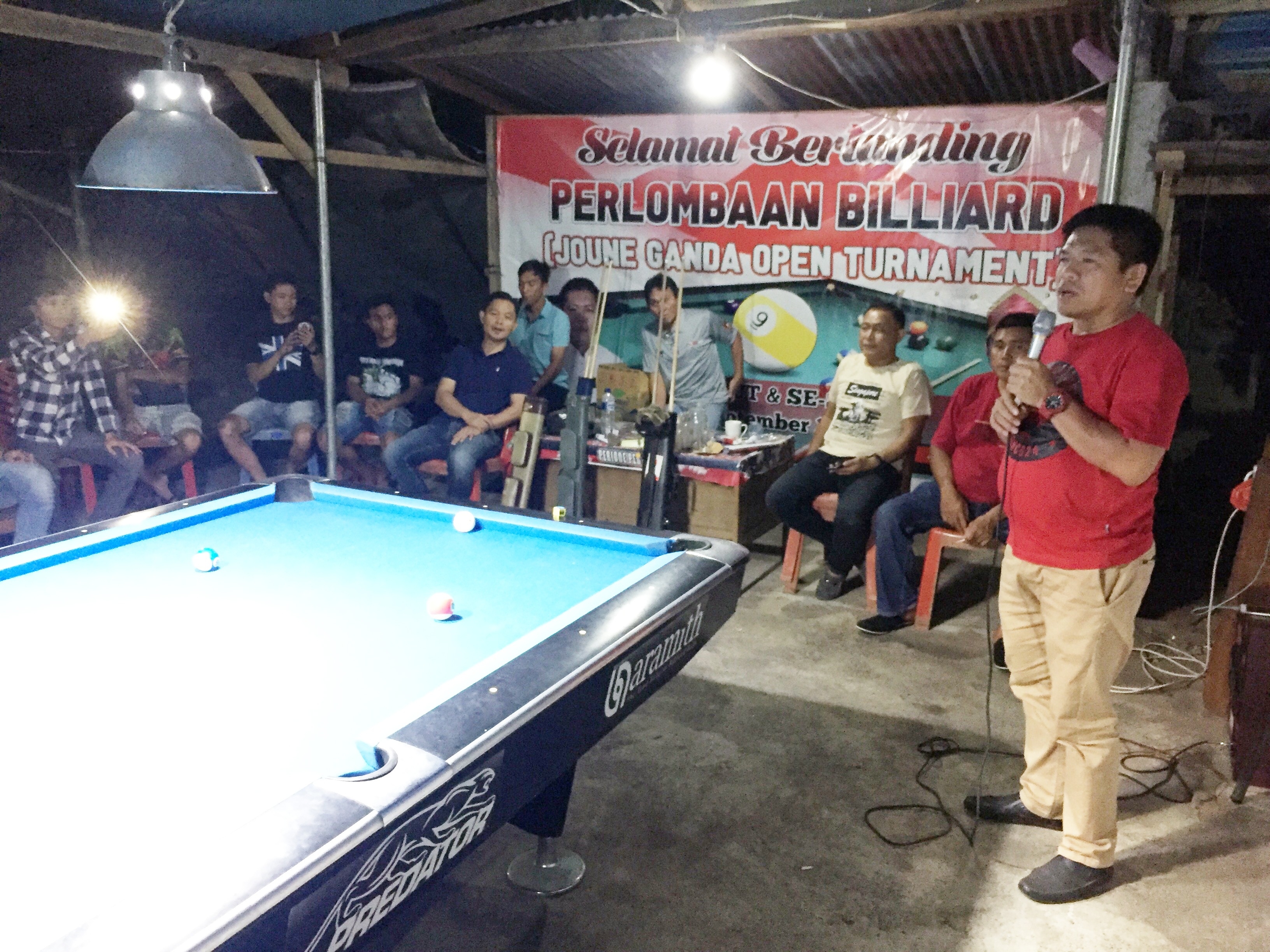 JG Open Tournament Billiard Hentak Minut 
