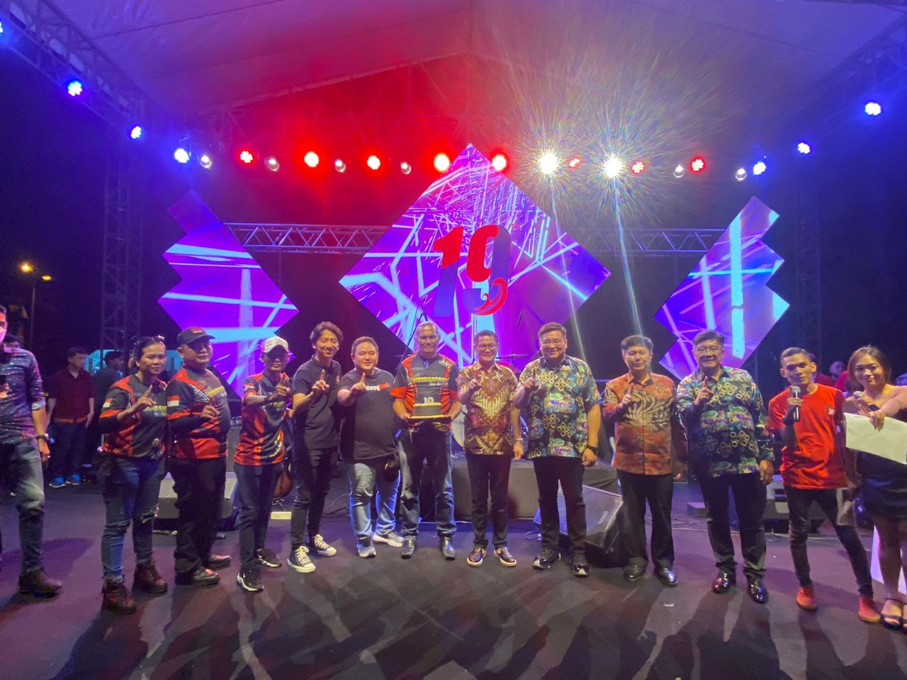 Satu Dekade Ikatan Motor Honda Sulut Kompak dan Meriah