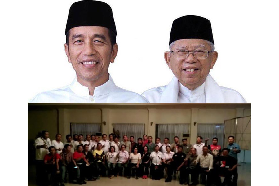 Pimpinan Relawan Jokowi-Amin Sulut Gelar Konsolidasi Akbar