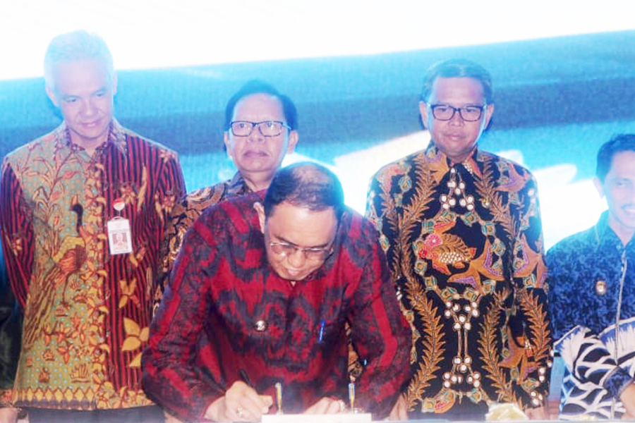 ROR Teken Nota Penyelamatan Danau Tondano Cs
