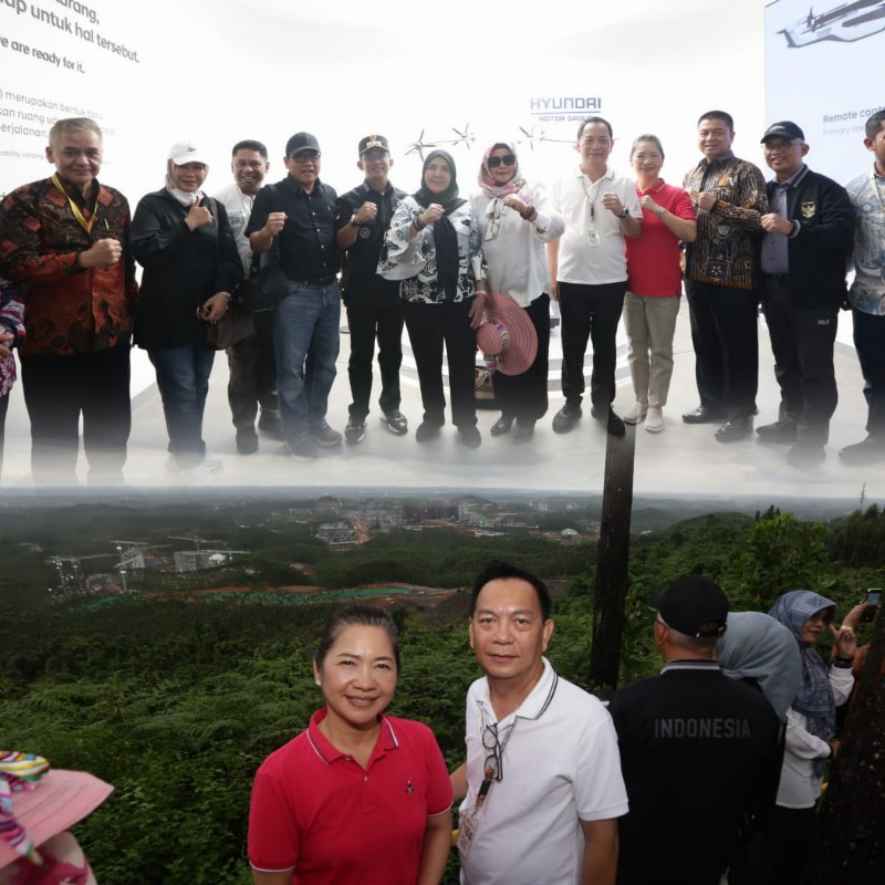 Walikota  CS Kunjungi Ibu Kota Negara Nusantara