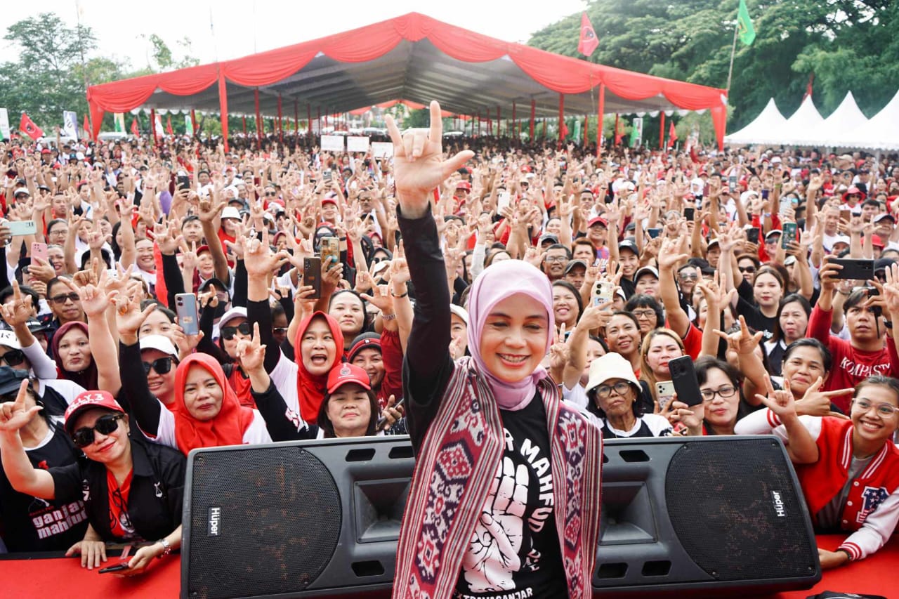 Istri Ganjar Pranowo Disambut Hangat di Sulut, Rio Dondokambey: Jadikan Beliau Ibu Negara