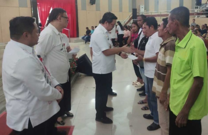 Bukti Kepedulian Pemerintah, 282 Rumah Korban Bencana Gunung Ruang Diundi, Disaksikan Wagub Kandouw