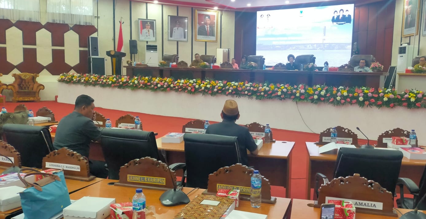 DPRD Gelar Paripurna LKPJ Walikota Manado 2023, Pembahasan Pansus Digulirkan 