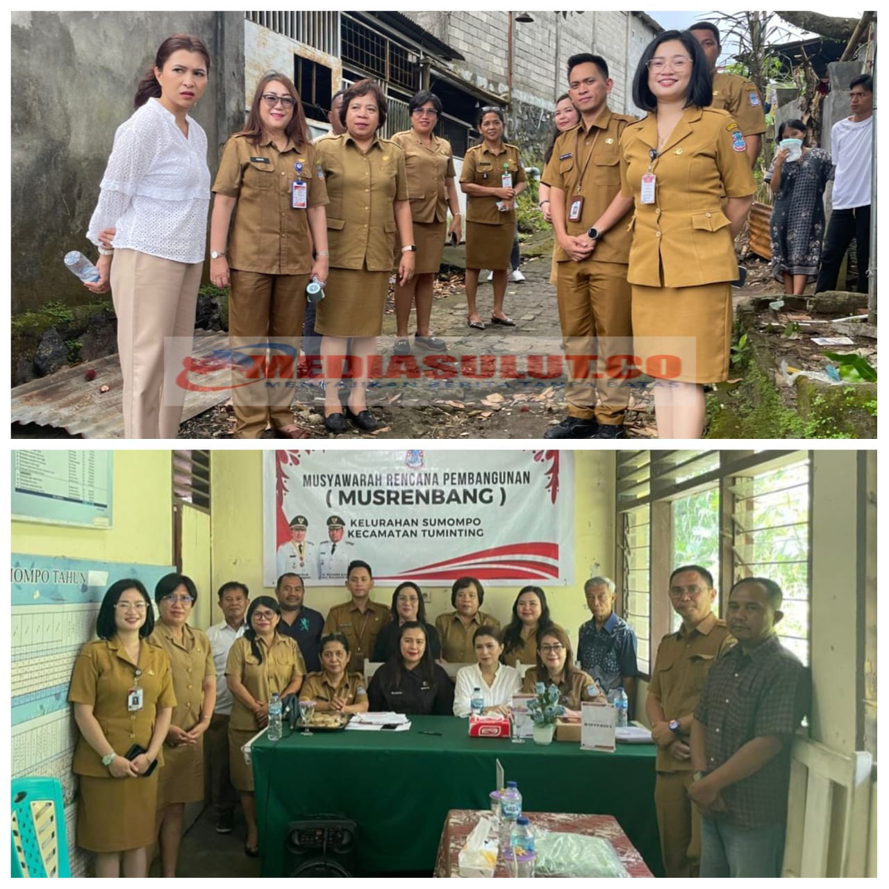 Mona Kloer Hadiri Musrenbang Kelurahan Sumompo dan Langsung Turlap, Prihatin Perkim Tak Ikut