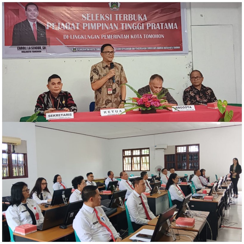 Seleksi Terbuka Pejabat Tinggi Pratama di Lingkungan Pemkot Tomohon Digelar