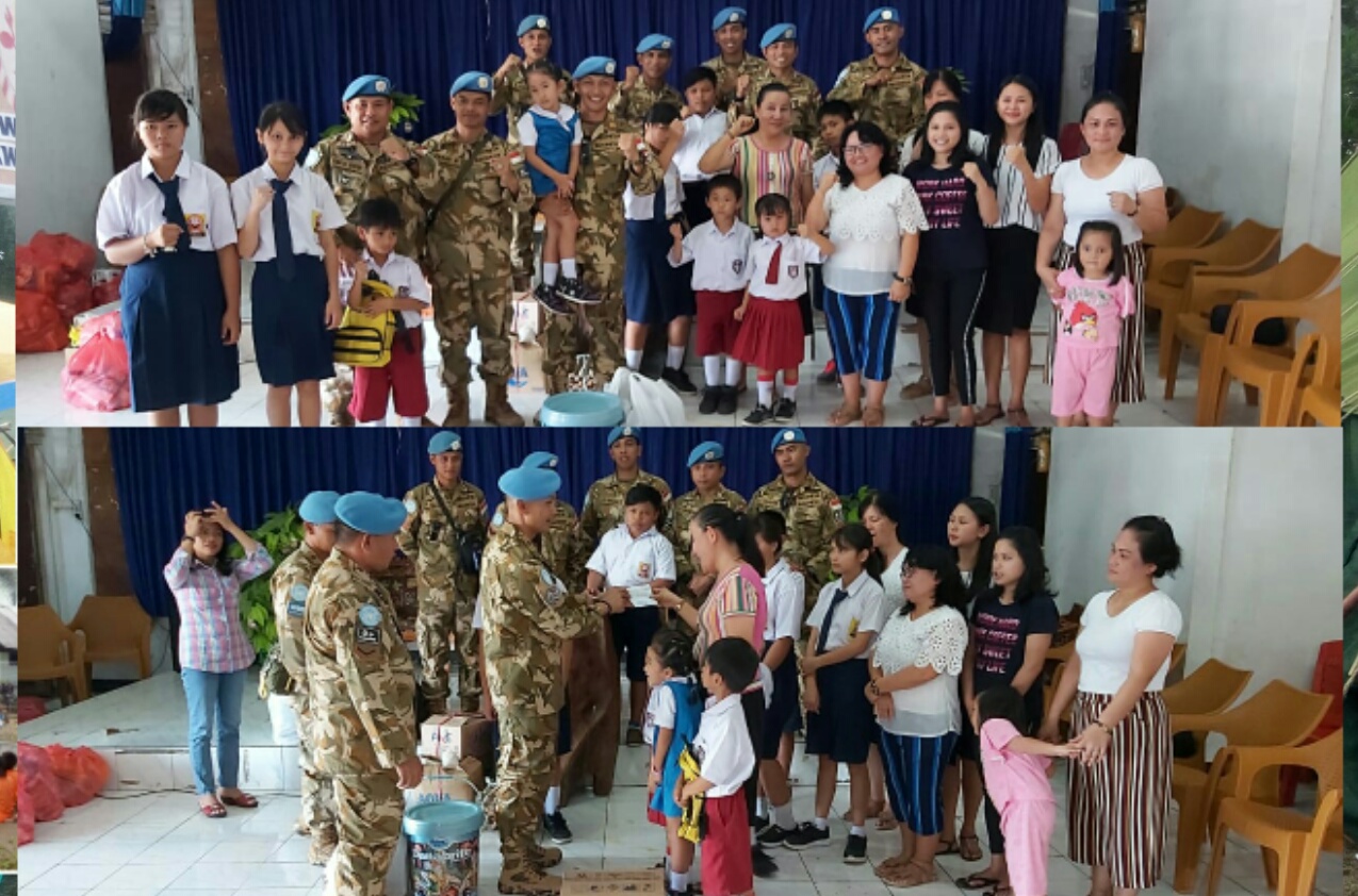 Pasukan PBB Konga XXXVIIE/MINUSCA-CAR Tunjang Panti Asuhan Nazareth