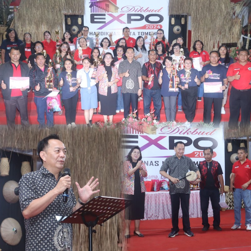 Penutupan Dikbud Expo 2024, Walikota Caroll: Apresiasi Bakat dan Talenta Kota Tomohon