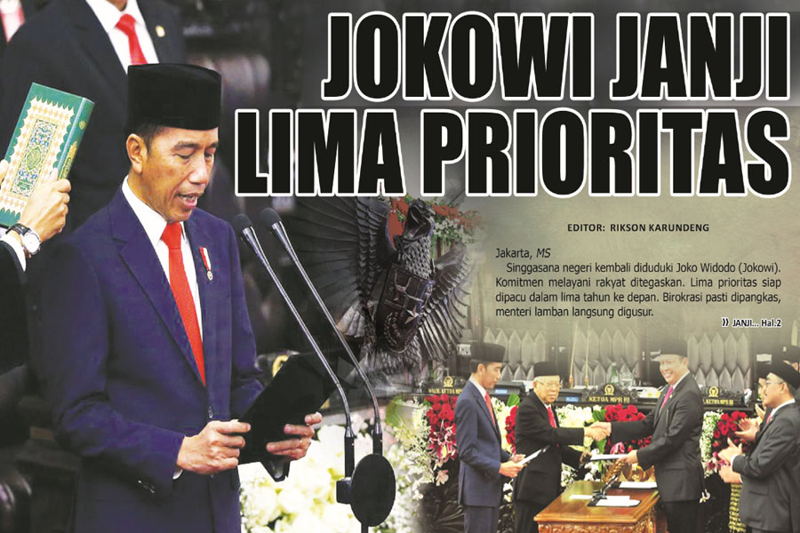 JOKOWI JANJI LIMA PRIORITAS