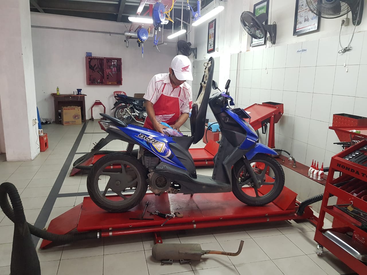 DAW Terus Meningkatkan Layanan Purna Jual Sepeda Motor Honda