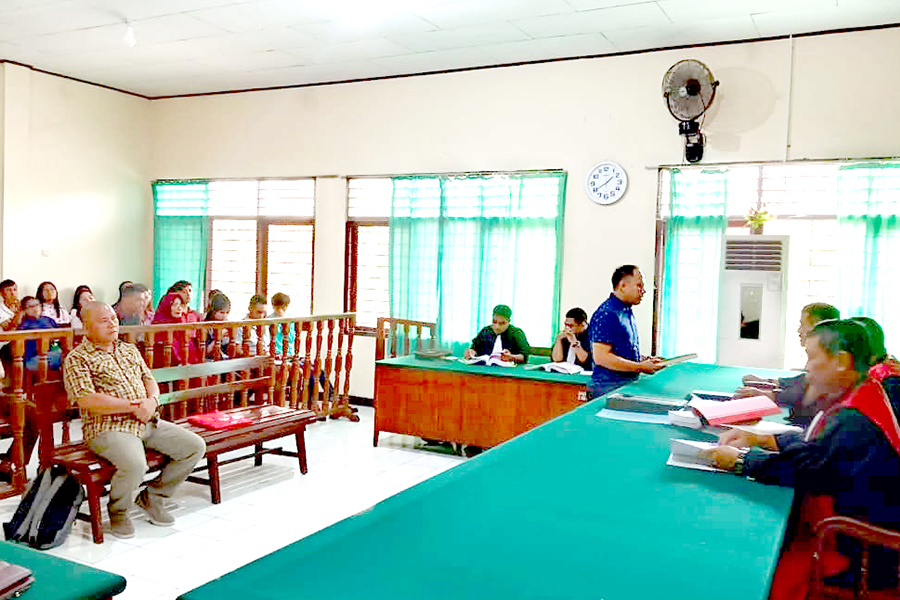 Terdakwa Korupsi Damkar Minsel �Lawan� Dakwaan JPU