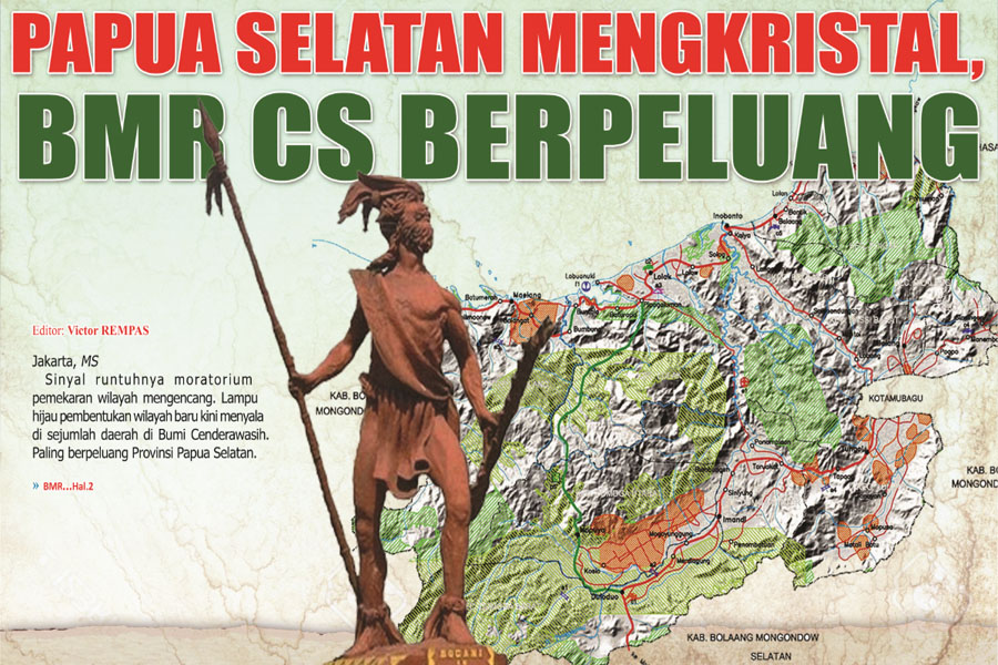 PAPUA SELATAN MENGKRISTAL, BMR CS BERPELUANG