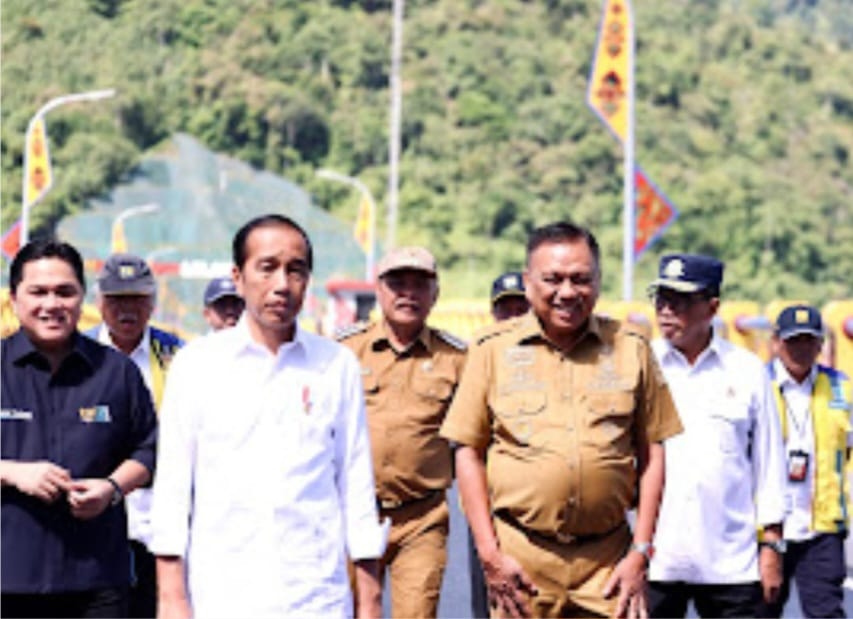 Gubernur Olly Dampingi Presiden Jokowi Resmikan Bendungan Lolak Bolmong