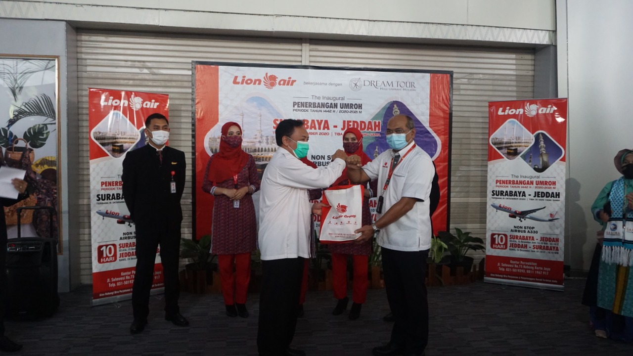 Lion Air Melayani SURABAYA – JEDDAH – SURABAYA