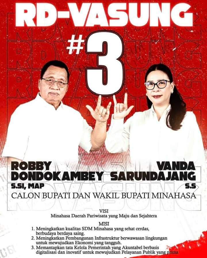 Gunakan Nomor Urut 3, RD-VASUNG Optimis Menang