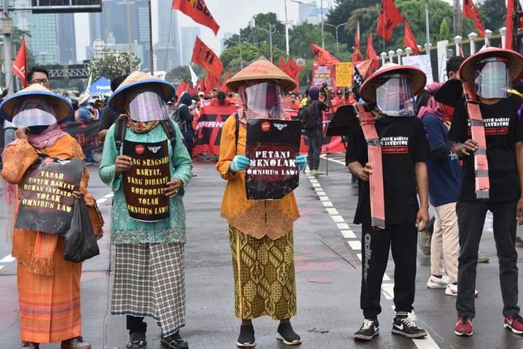 Demo Warnai Hari Tani, Sulut Dua Daerah