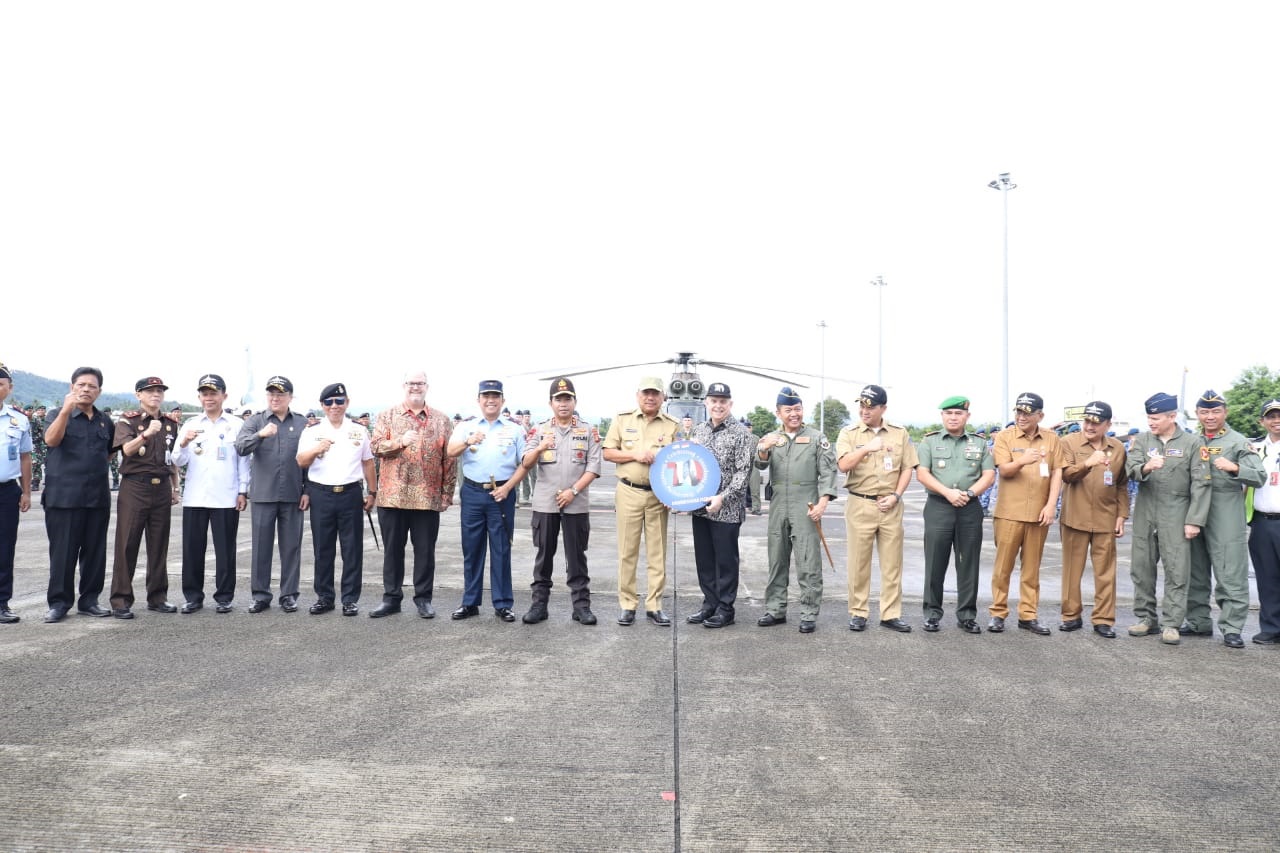 F-16 RI dan AS �Unjuk Gigi� di Langit Nyiur Melambai