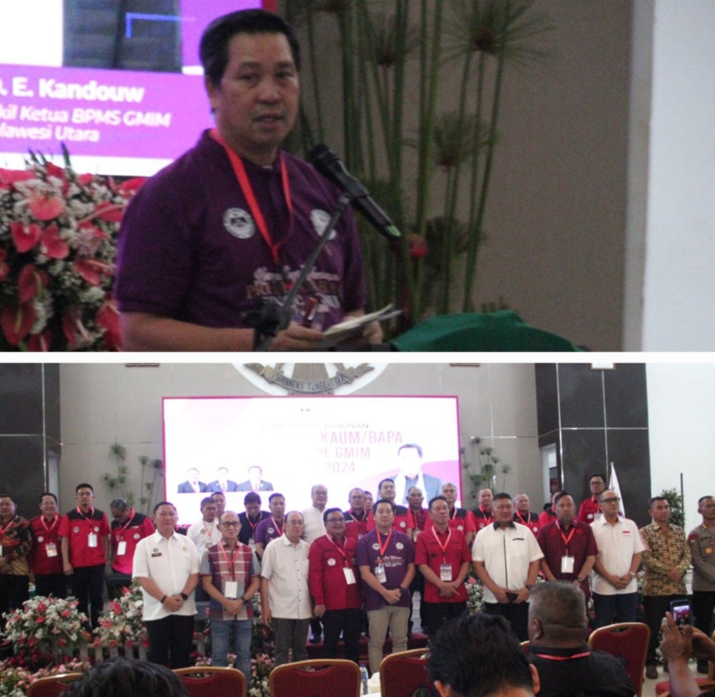Buka Konsultasi Tahunan P/KB GMIM, Wagub Kandouw Ajak Dukung Visi Misi Gereja