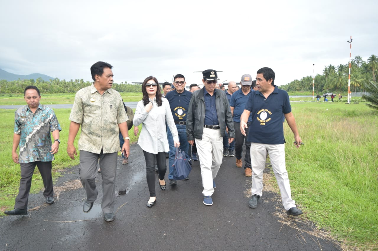 Lumentut dan Runtenewe Sambangi Sangihe, Disambut Gaghana