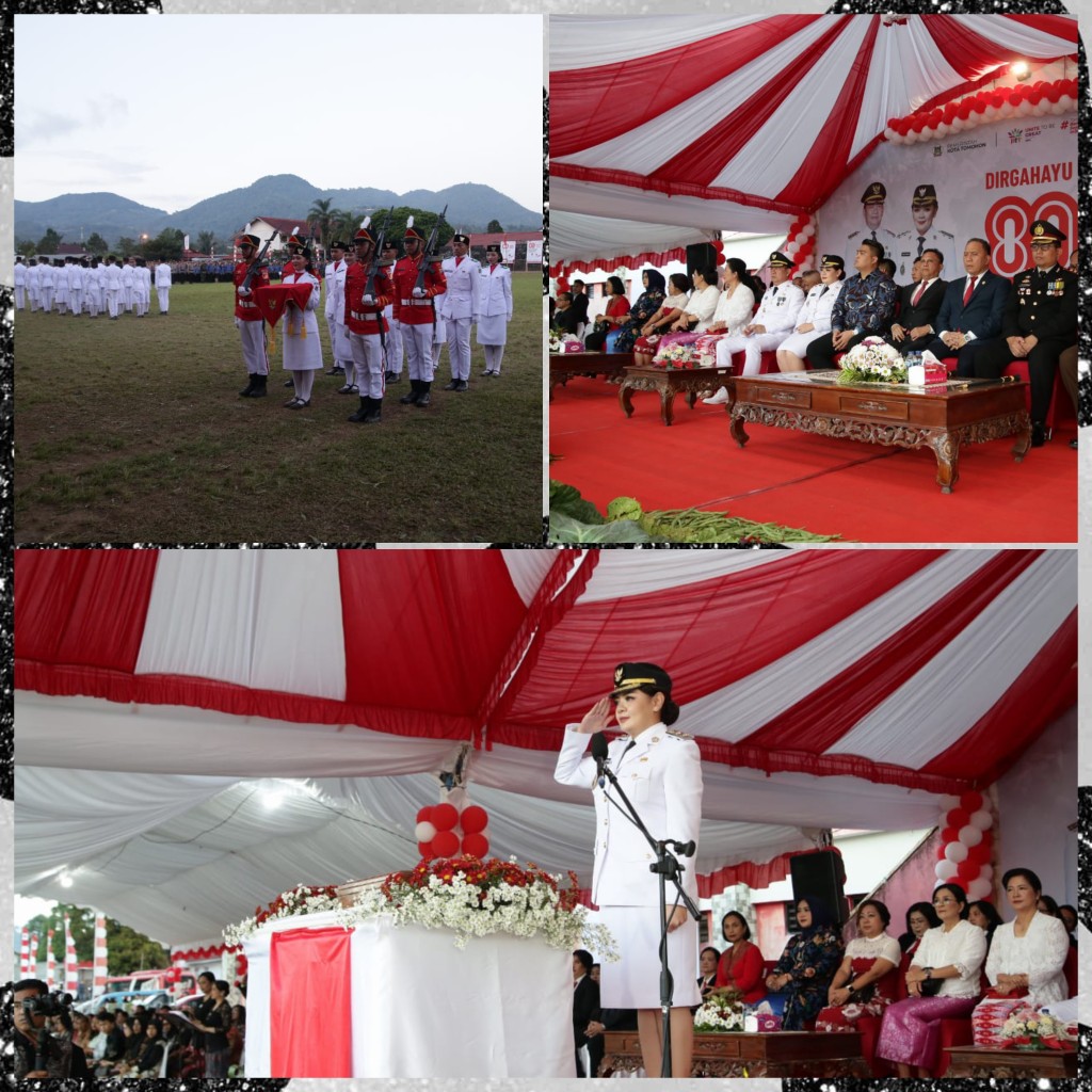 Upacara Penurunan Bendera, Wawali Sendy: Semangat Kemerdekaan Menyala Dihati