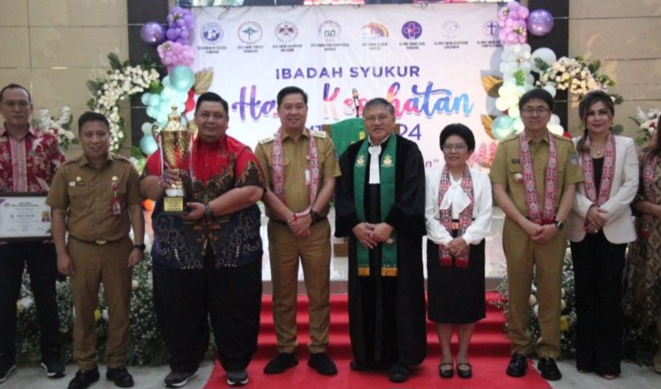 Hadiri Ibadah Syukur Hari Kesehatan GMIM 2024, Wagub Kandouw Apresiasi Yayasan Medika GMIM