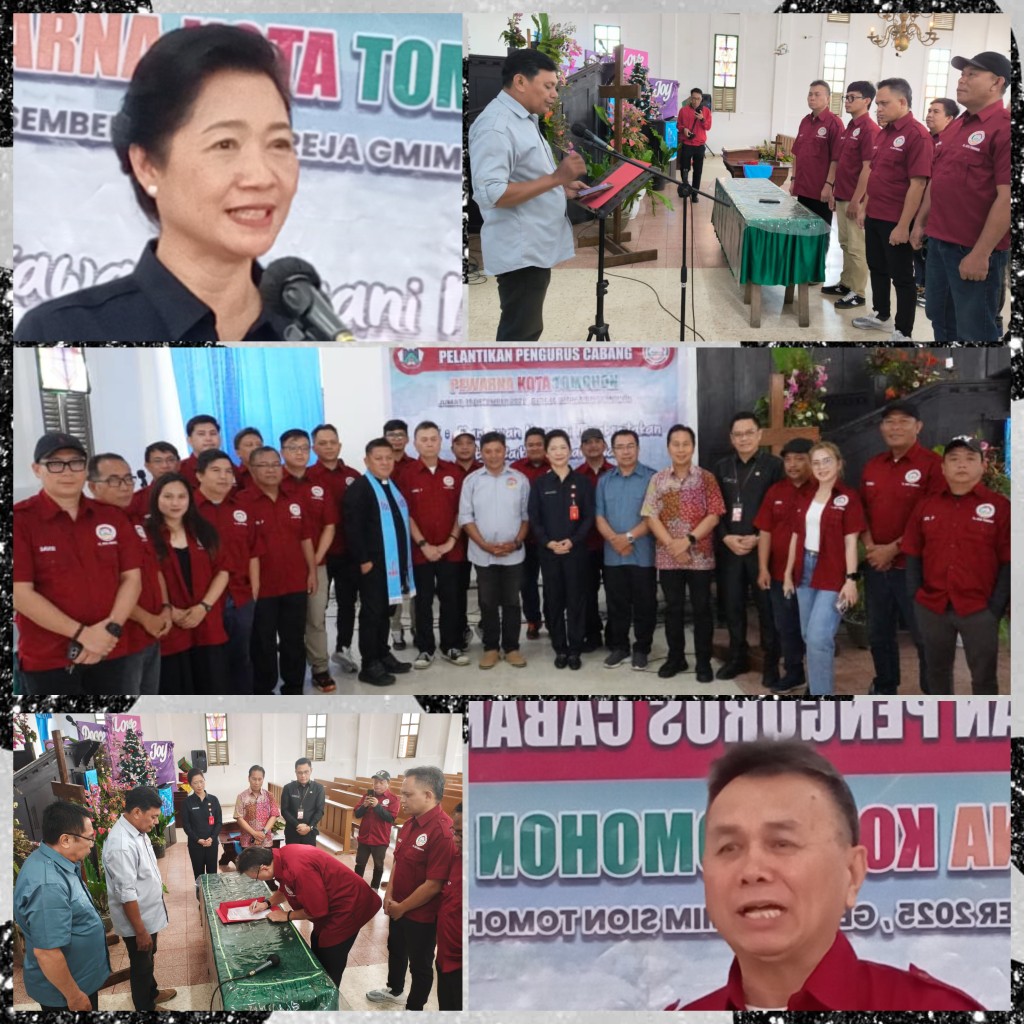 Gereja Tua Sion jadi Saksi, Judy Turambi Pimpin PEWARNA Tomohon