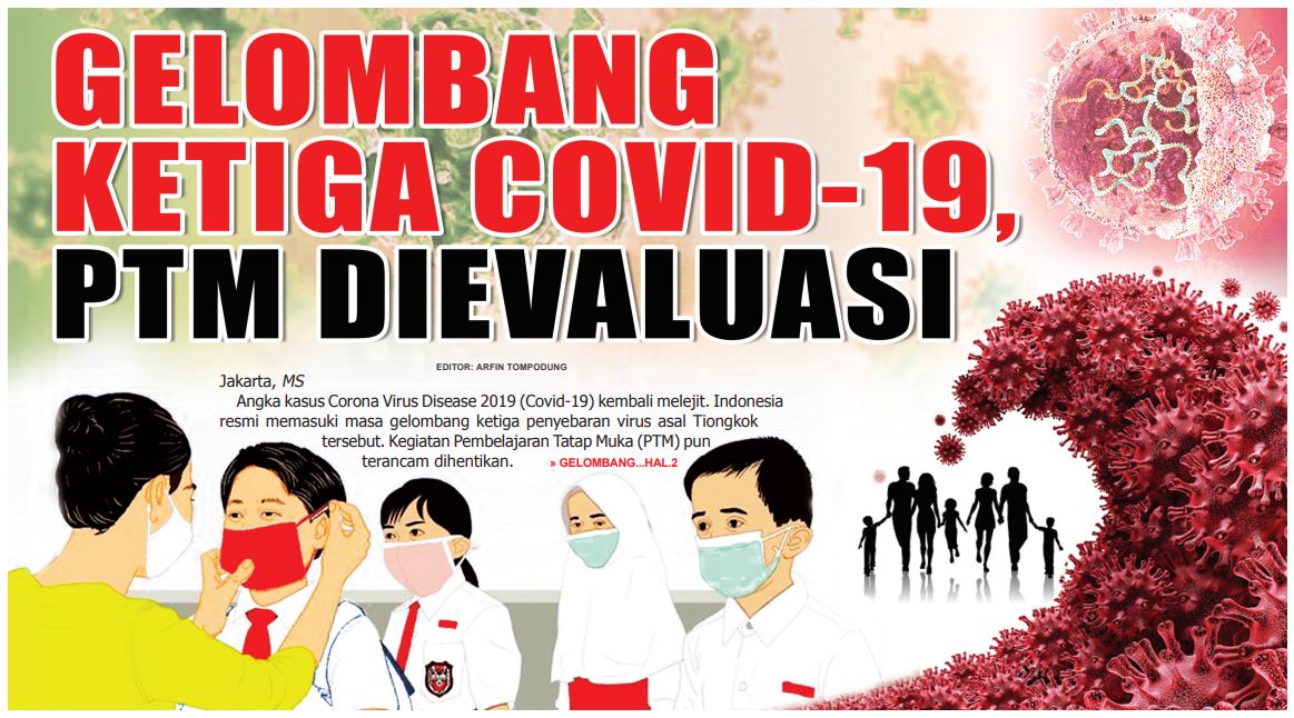 GELOMBANG KETIGA COVID-19, PTM DIEVALUASI