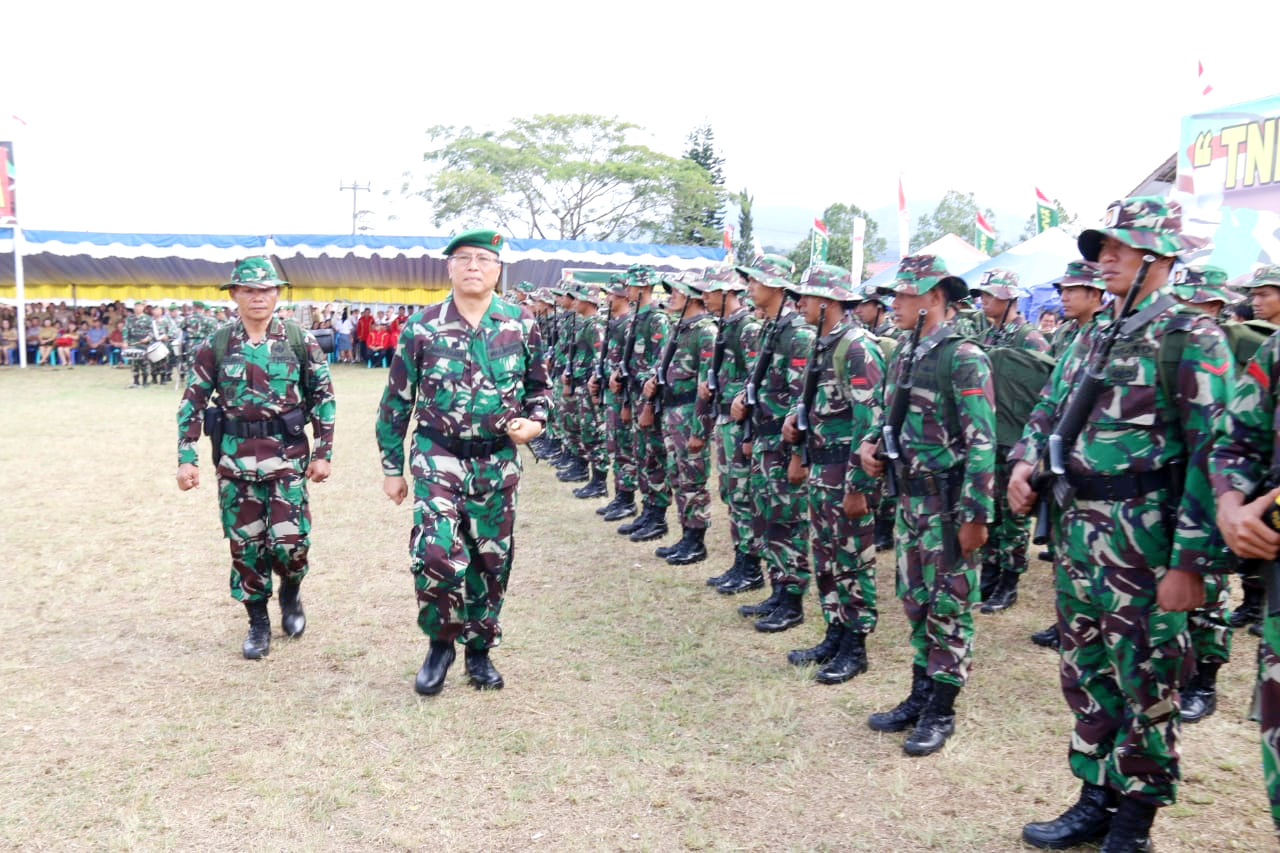 Kodim 1302 Bakar Spirit Membangun Desa 