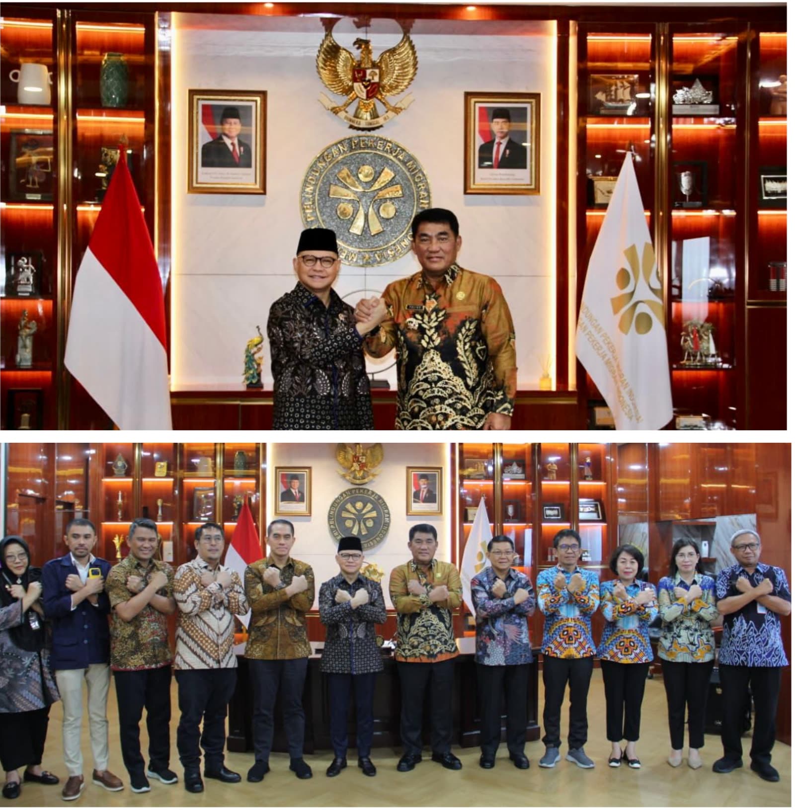 Menteri B2PMI dan Gubernur Sulut Sepakat Perkuat Pekerja Migran Daerah