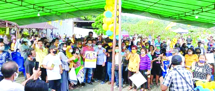 SSL Sebar Visi Misi ke Warga Sitaro