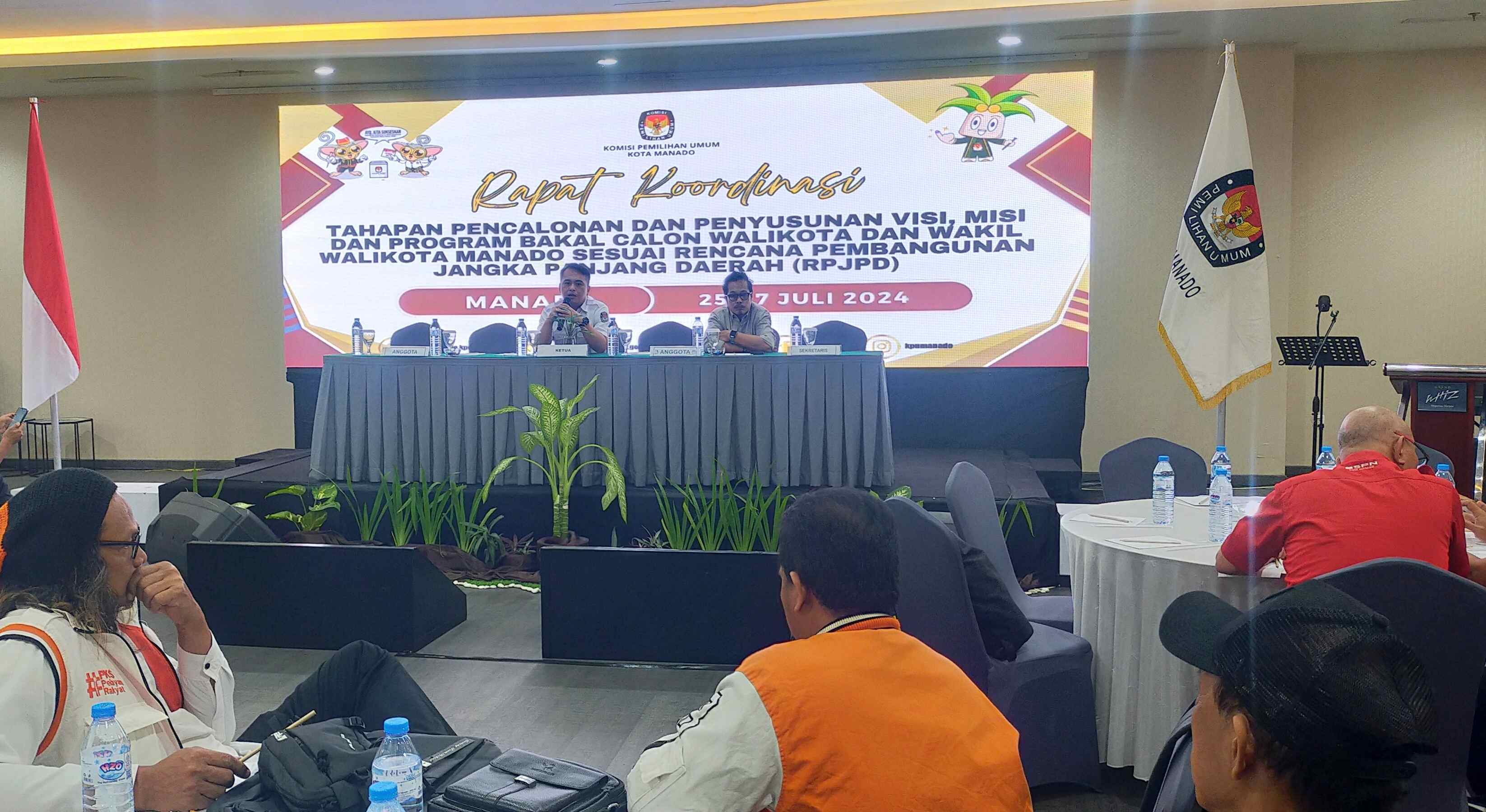 KPU Manado Undang Parpol Dialog, Tahapan Pencalonan di Pilkada Dibahas