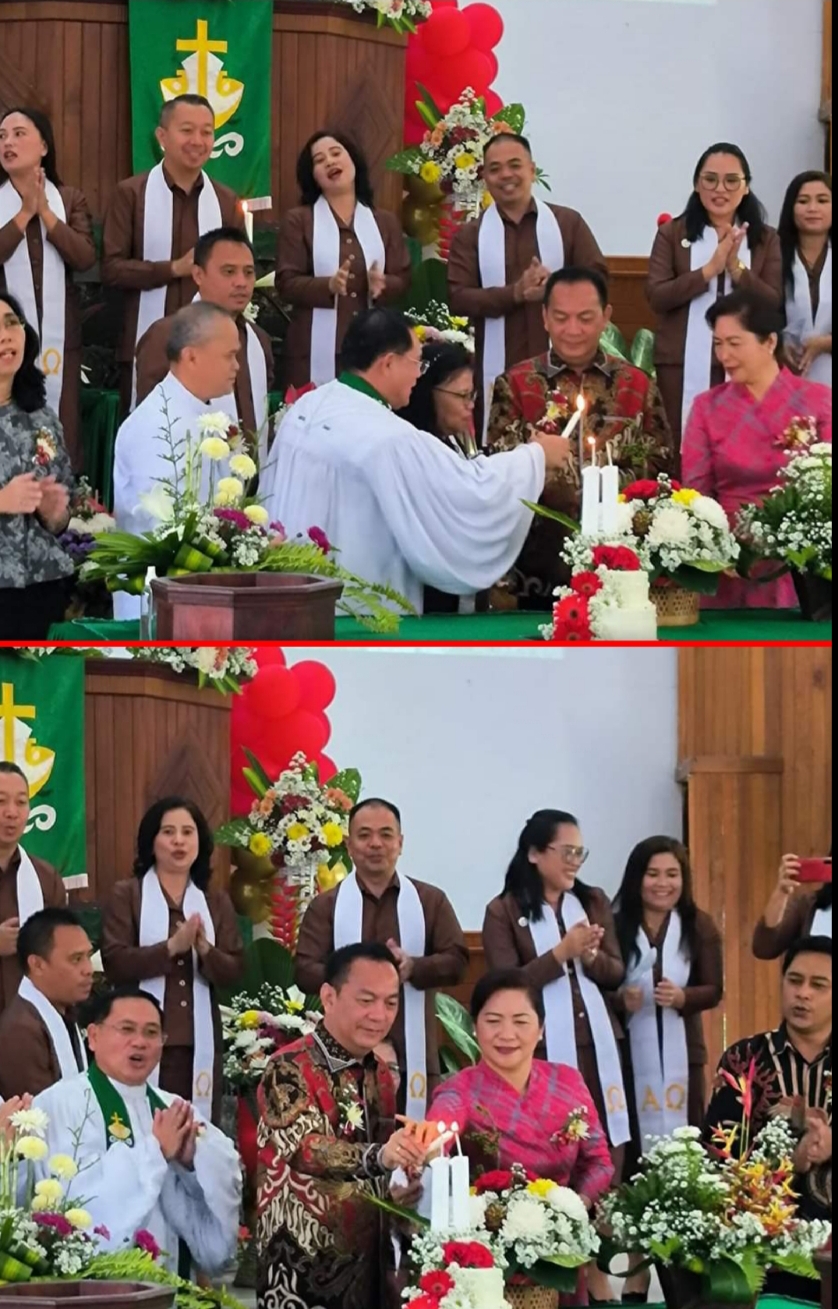 Walikota Tomohon Hadiri Acara Puncak HUT GMIM Markus Kinilow ke 11