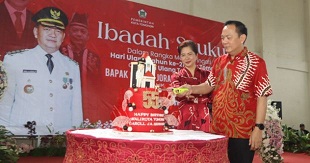 Syukur 55 Tahun,Walikota Caroll Curhat Soal Pelayanan Jadi Pemimpin