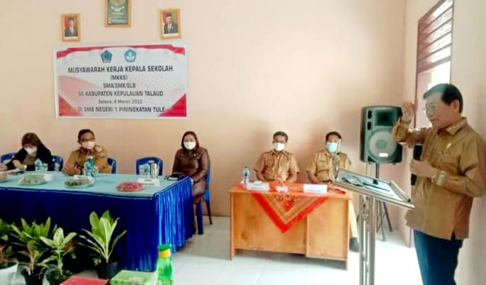 Wabup MAP Hadiri MKKS Tingkat SMA, SMK, SLB se-Talaud