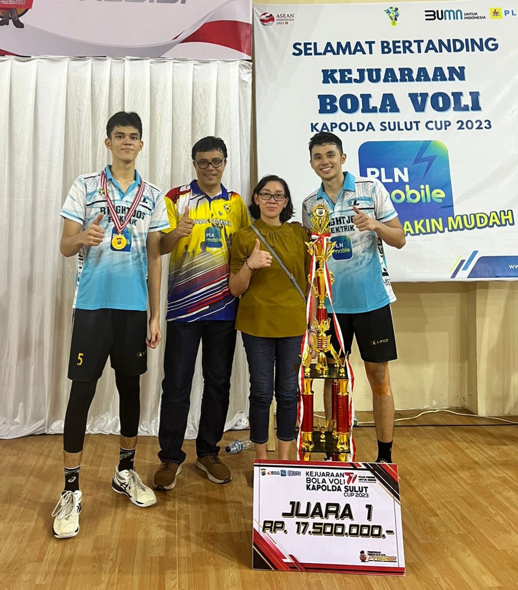 Tandem Perdana, Duet Susanto Hantar BJES Jawara Kapolda Sulut Cup 2023