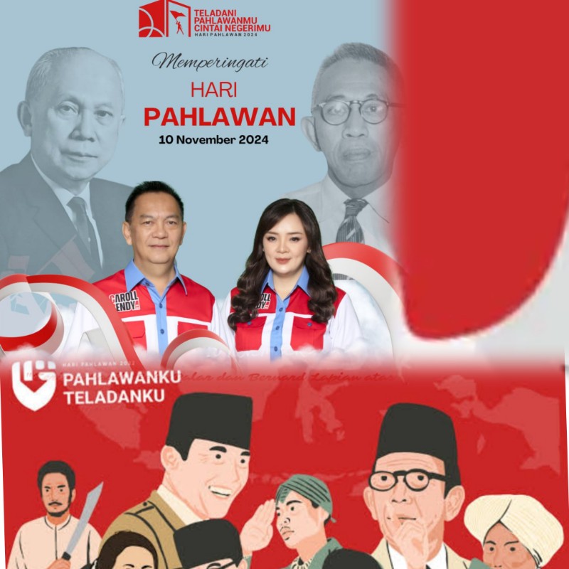  Caroll Senduk-Sendy Rumajar Peringati Hari Pahlawan 2024, Apresiasi Perjuangan Babe Palar dan Bernard Lapian