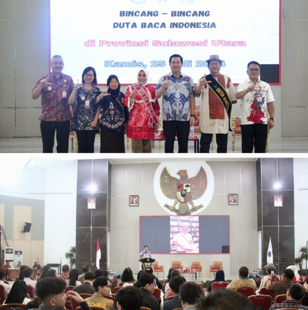 Gemakan Gerakan Membaca, Wagub Kandouw Janji Akan Bangun Perpustakaan Yang Bagus