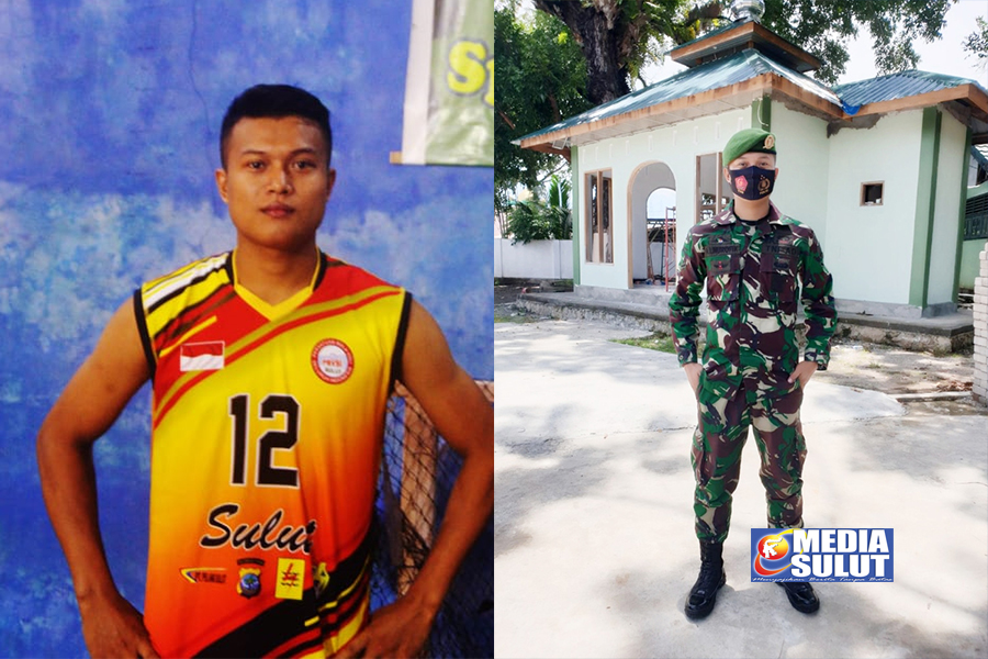 Bangga Mewakili TNI di Tim Voli Sulut Hebat