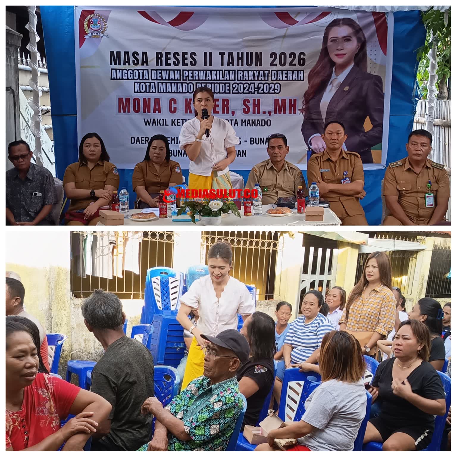 Legislator Mona Kloer Reses di Tumumpa II dan Buka Puasa Bersama