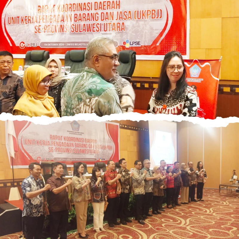 Pemkot Tomohon Raih Penghargaan 17 Standarisasi LPSE di Rakor UKPBJ se-Sulawesi Utara
