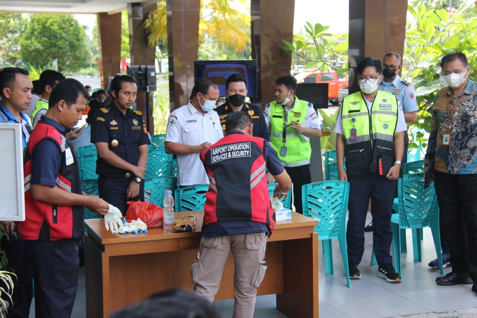 Tingkatkan Sinergitas Anggota Komite, Bandara Sam Ratulangi Gelar Table Top dan Mudular 