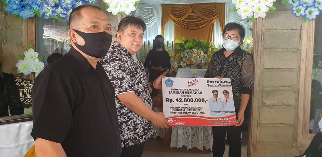 Istri Almarhum Jacob Diamanti Terima Santunan `PERKASA` Rp42 Juta