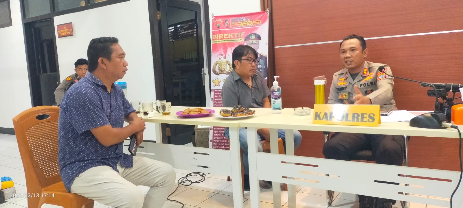 AJI Manado Sambangi Polres Minahasa, Souissa Tegaskan Penyelidikan Kasus Tabrak Lari Wartawan Mengerucut