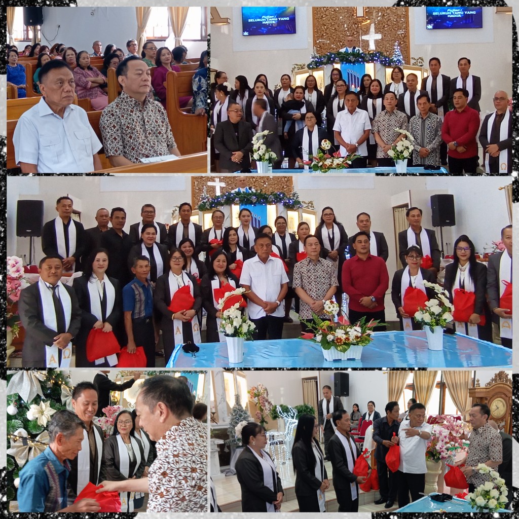 Ibadah Minggu Advent ke-4 dan Pentahbisan Pastori Jemaat Markus Kinilow Penuh Sukacita dan Berkat