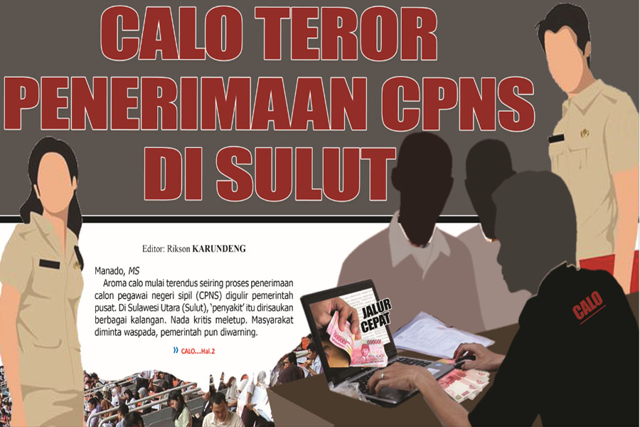 CALO TEROR PENERIMAAN CPNS DI SULUT 