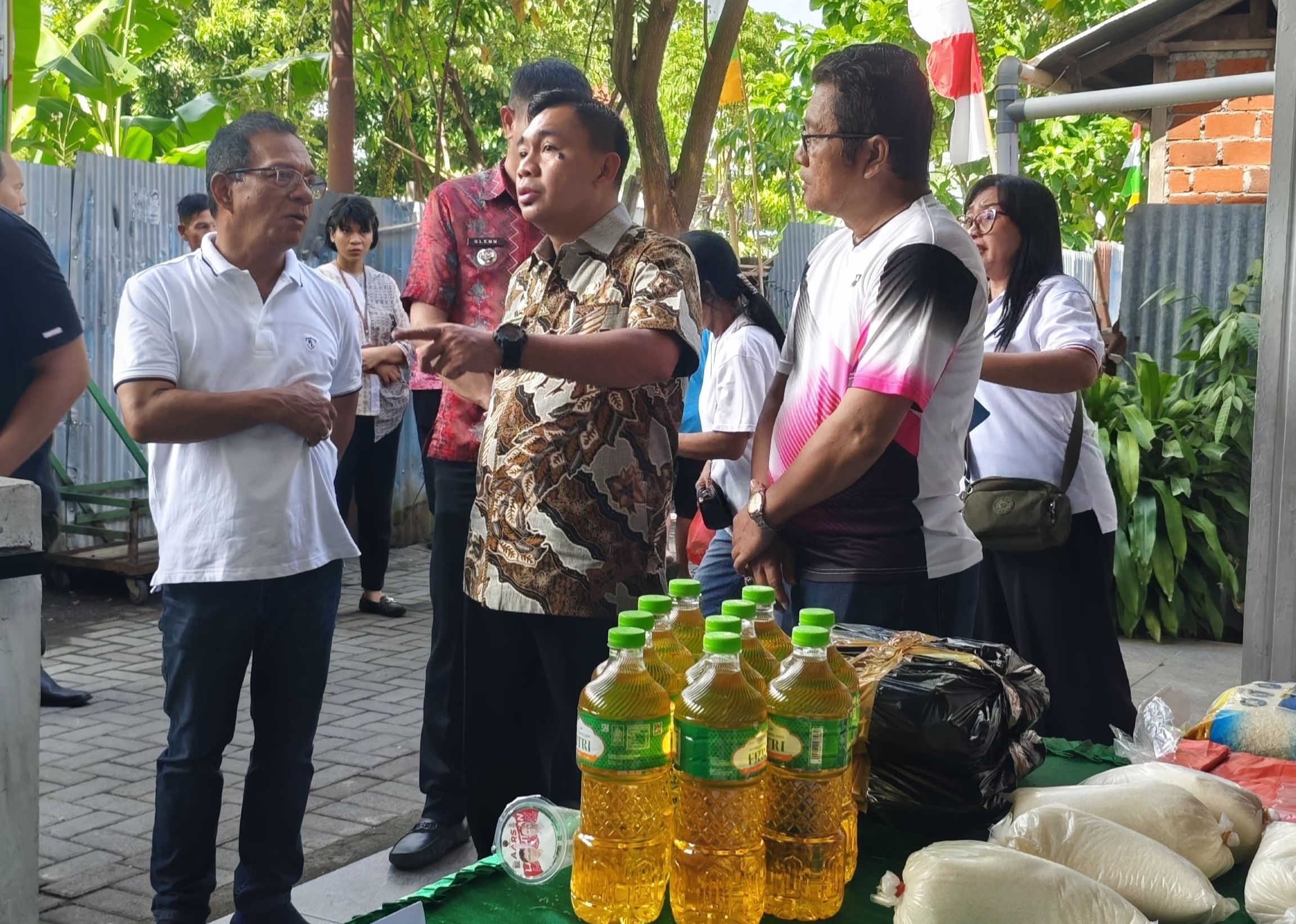 Pjs Walikota di Lokasi Pasar Murah, Beri Himbauan Warga Waspada Curah Hujan Tinggi