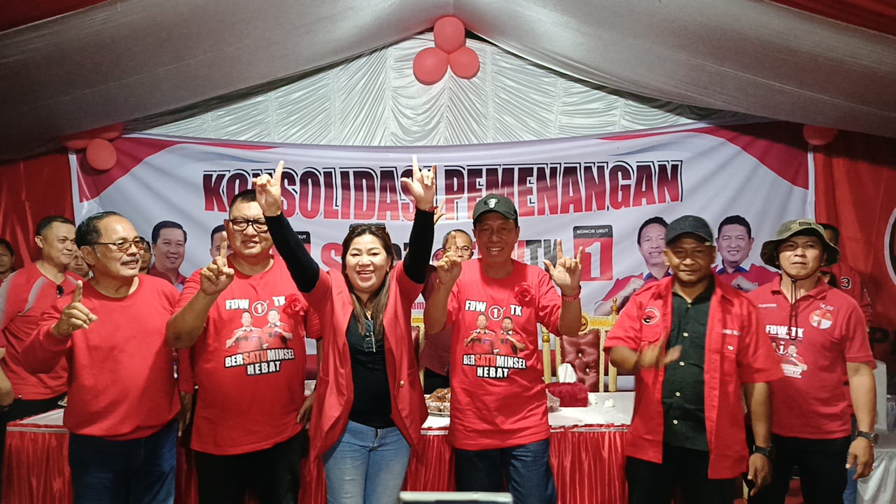 Ramai-ramai Tokoh Politik dan Masyarakat di Minsel Nyatakan Dukungan kepada FDW-TK di Pilkada 2024