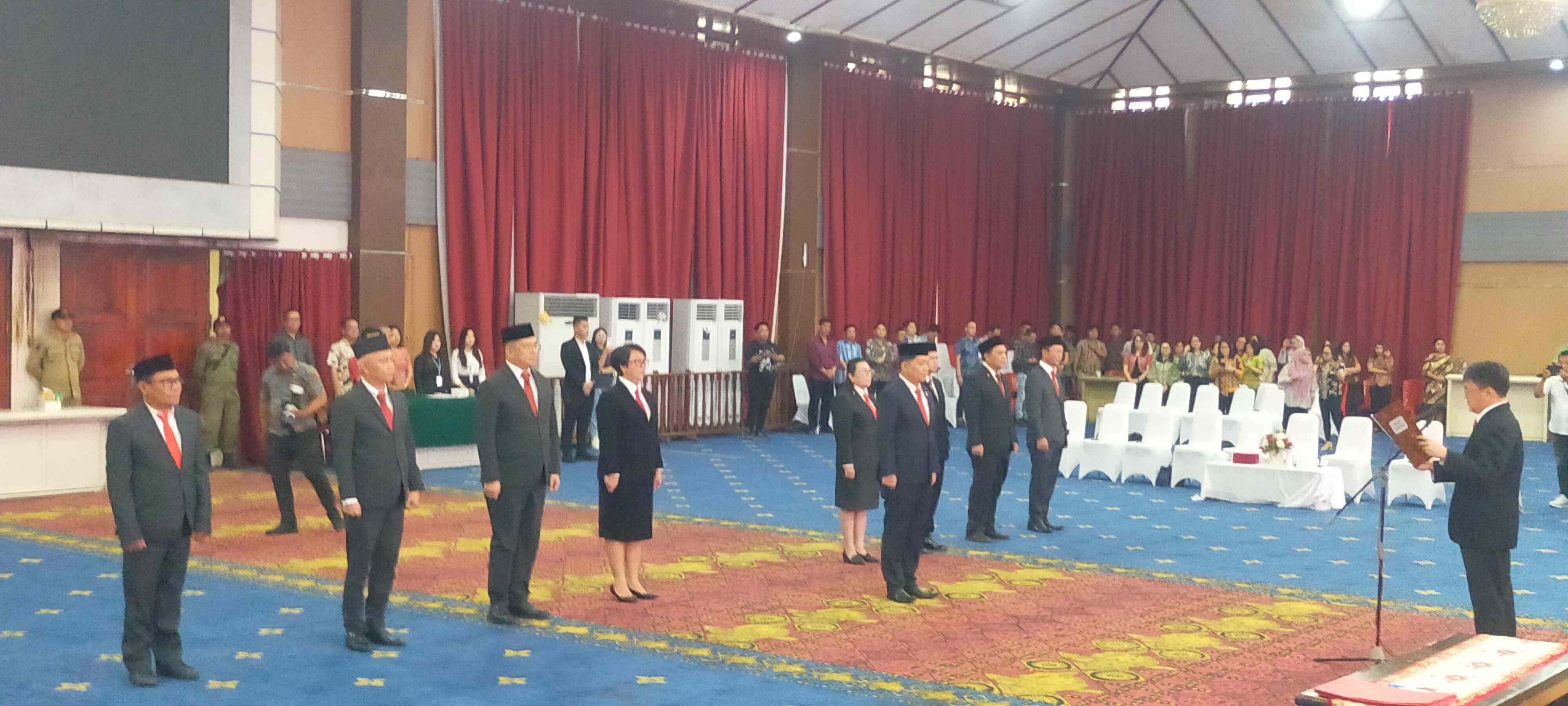 Ini Pejabat Baru di Pemkot Manado Dilantik Walikota, Deandel Definitif Sekda