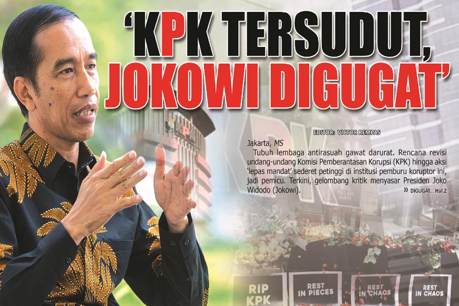 KPK TERSUDUT, JOKOWI DIGUGAT